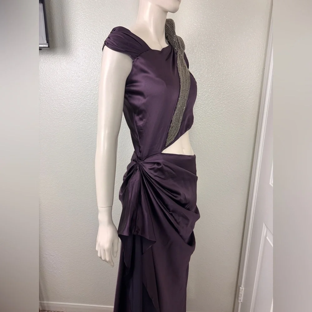 Unbranded Elegant Purple sequined Dress